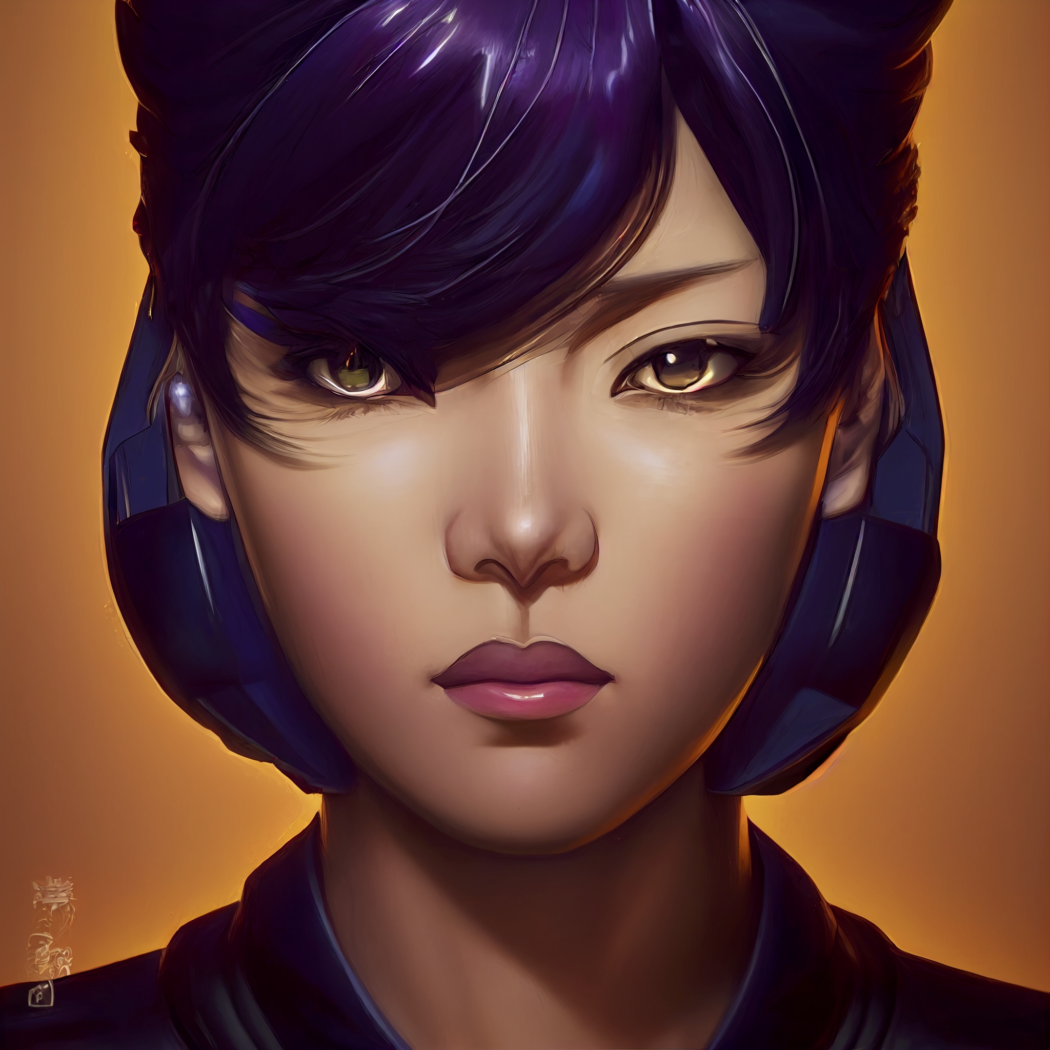 Renderman Amazing anime portrait of Motoko Kusanagi from Public bb84f1c4 a696 4a8a b23b d372471b62f6