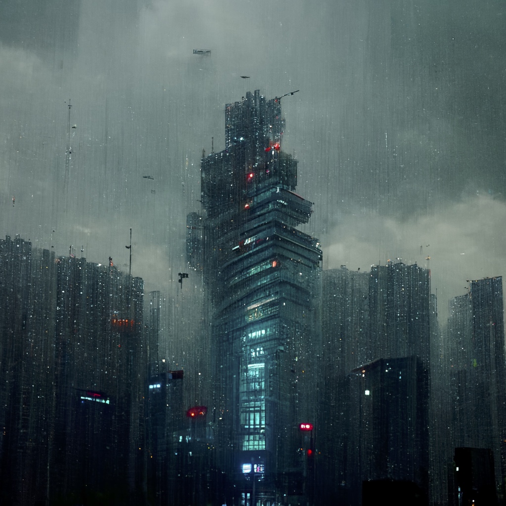 Renderman Ghost in the shell many skyscrapers blade runner styl a94f461e 253f 4a64 8b63 58042f95f253