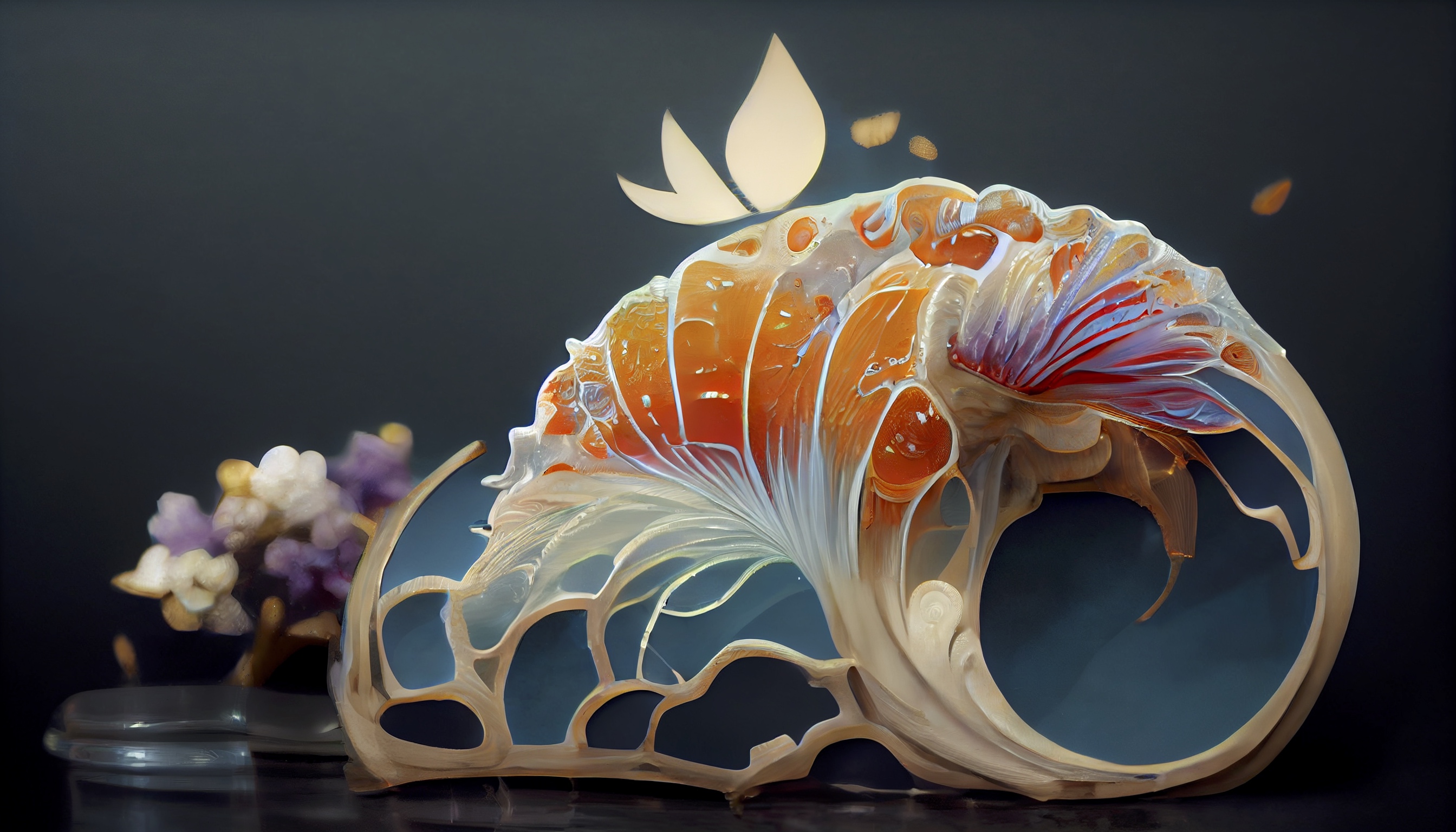 Renderman a beautiful glass chambered nautilus 3D unreal engine fe34d3ba 5377 4dd4 b964 ec2d44a3336c