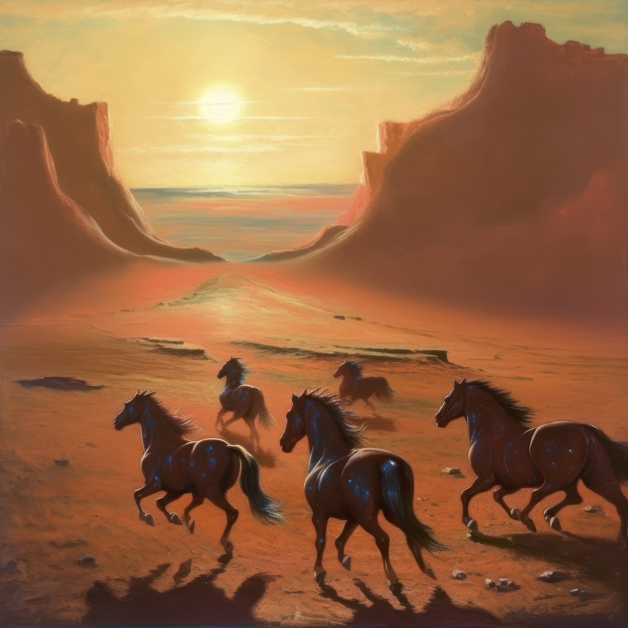 Renderman a detailed painting of horses galloping on mars in th ac751cc5 8d9a 4fbe 8c22 c60c2c43c8d0 gigapixel hq scale 2 00x