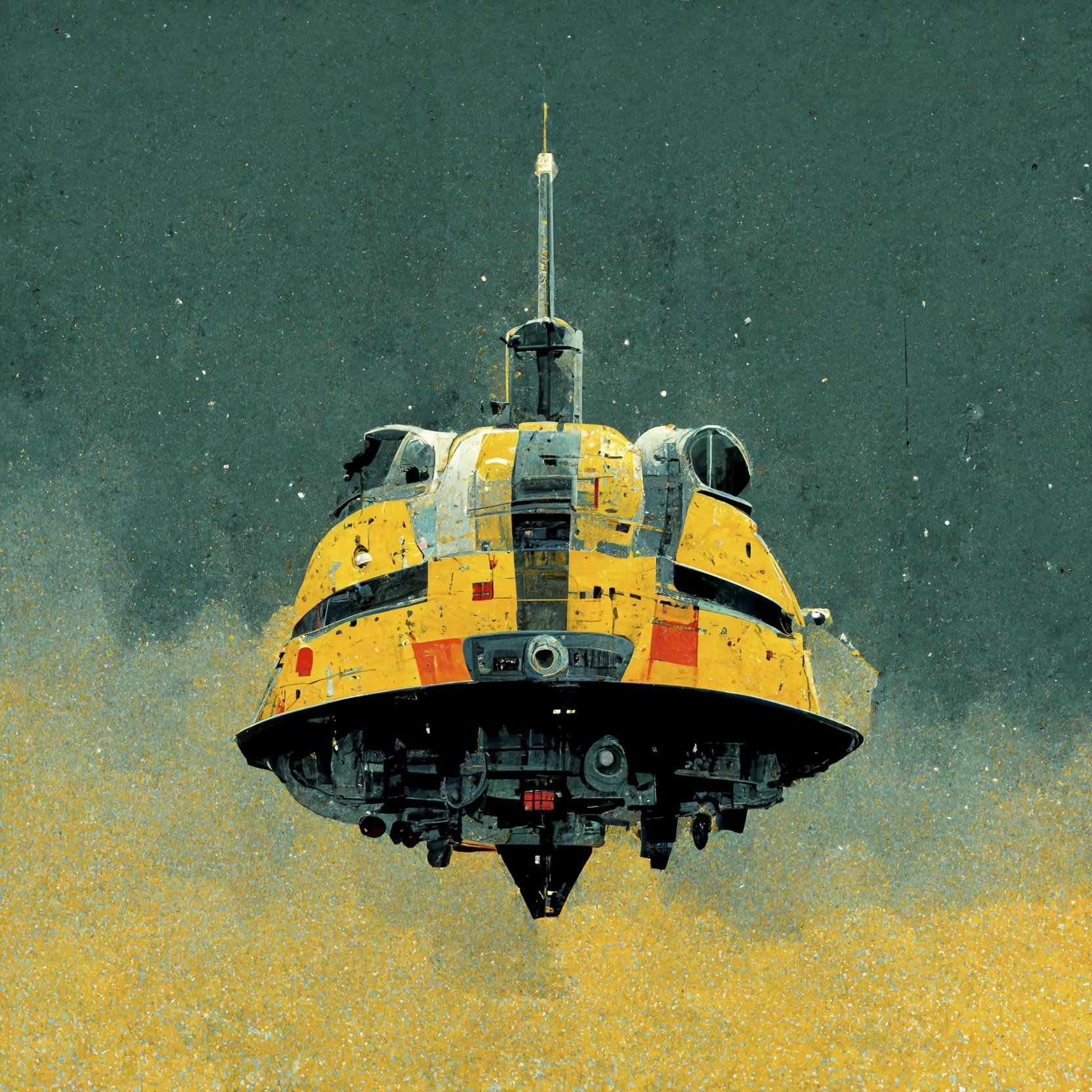 Renderman a futuristic spaceship in deep space in the style of  d382b8d4 84ea 4d12 a3f2 b74fcd031a07