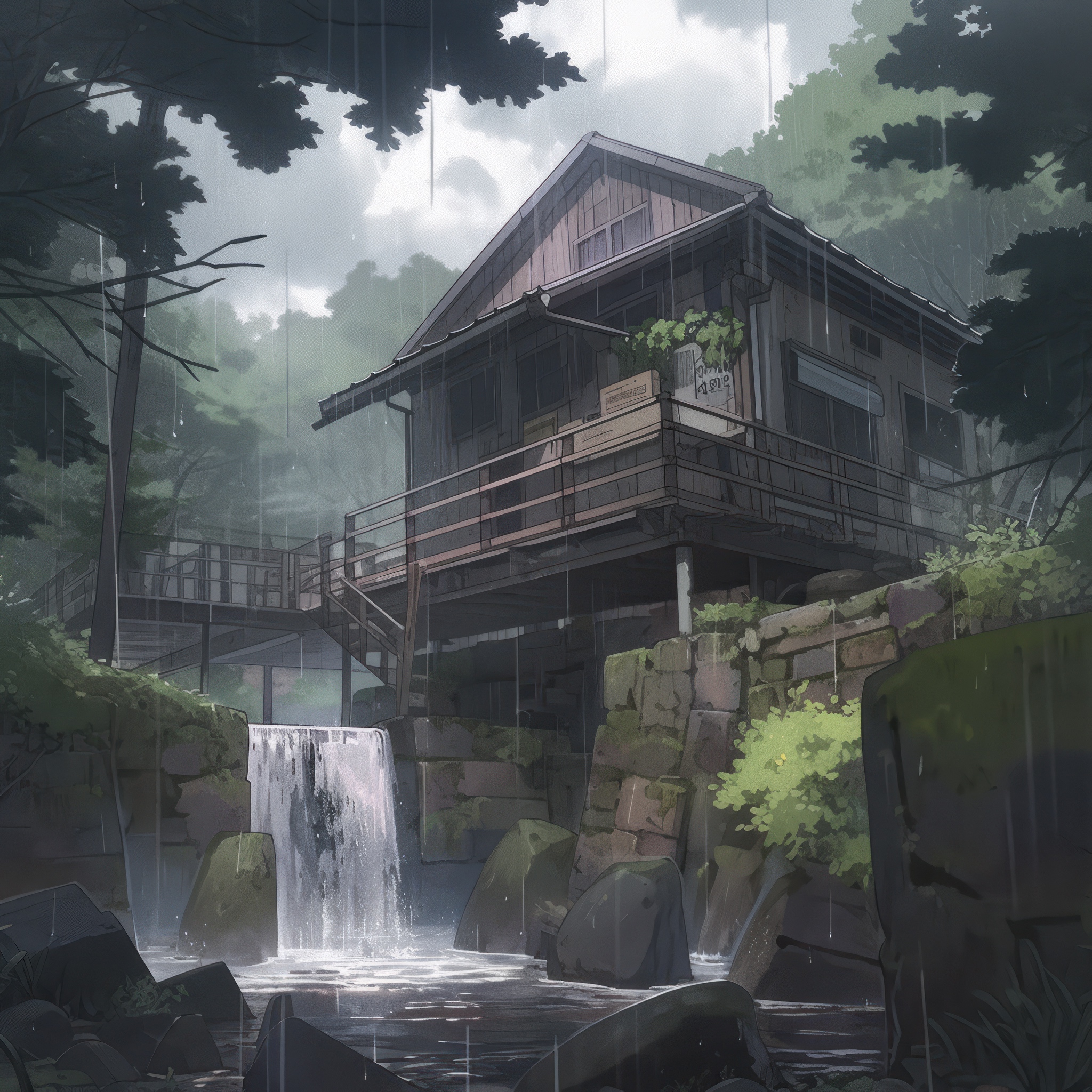 Renderman a rainy day at Falling Waters style scenic 26e57022 5c2f 4b6e 81e1 cf4fad56399c gigapixel hq scale 2 00x