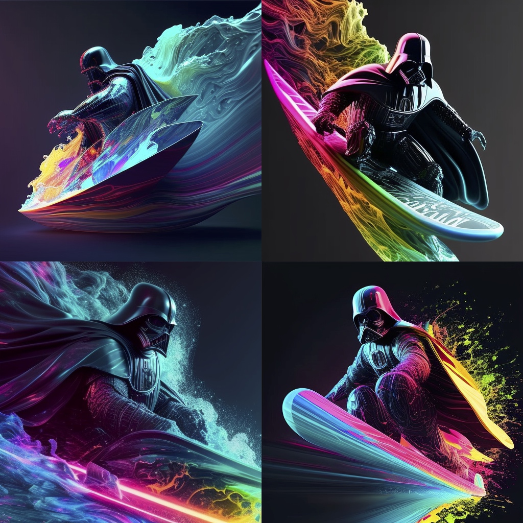 Renderman abstract graphic vader surfing Cinematic lighting Pho faeafa10 2c20 44c3 95dc 352acca0a4a5