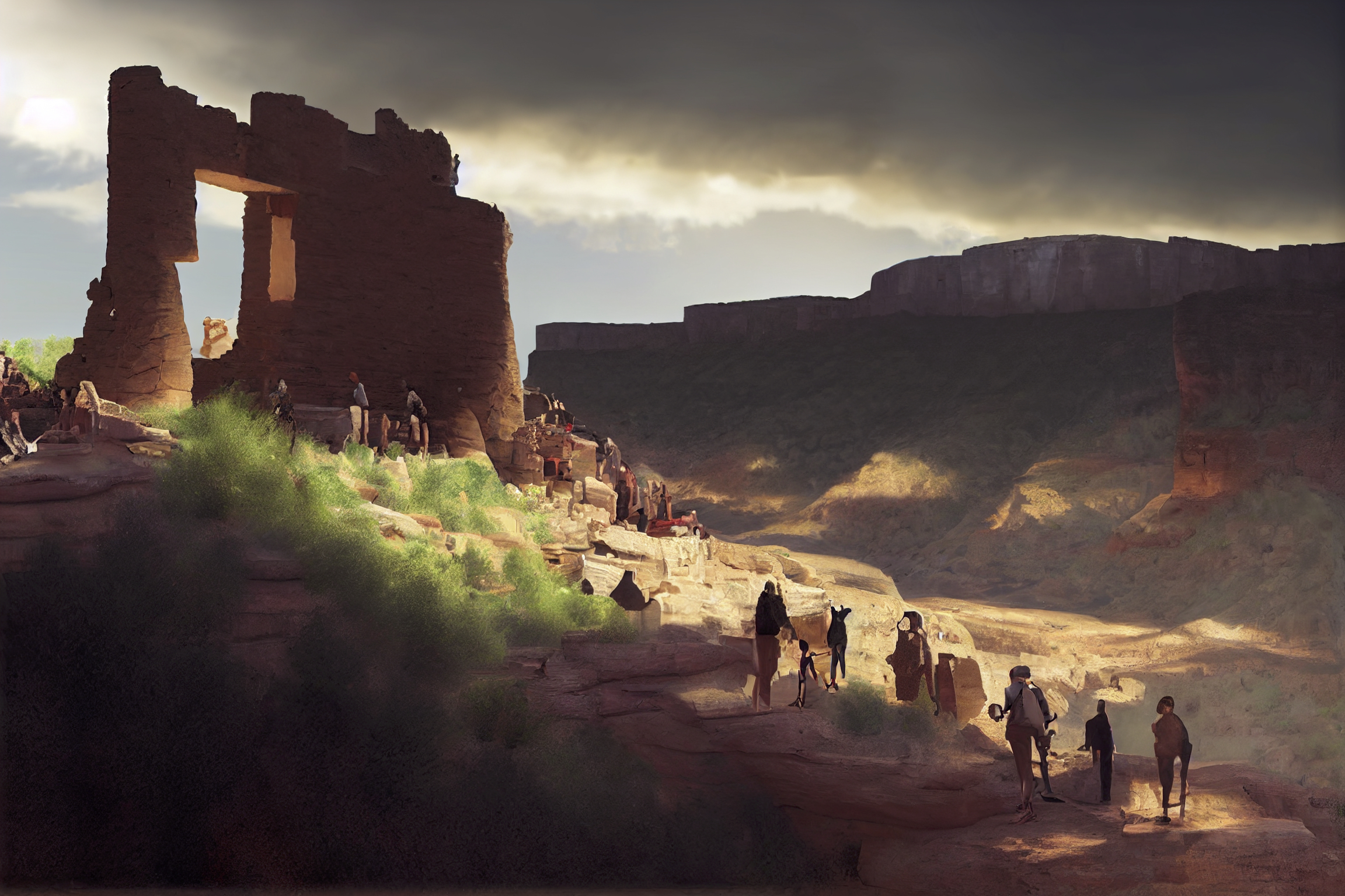 Renderman anasazi cliff dwellers mesa verde photo realistic imp cb8420d5 4b71 471b 9c70 3ee5192440df