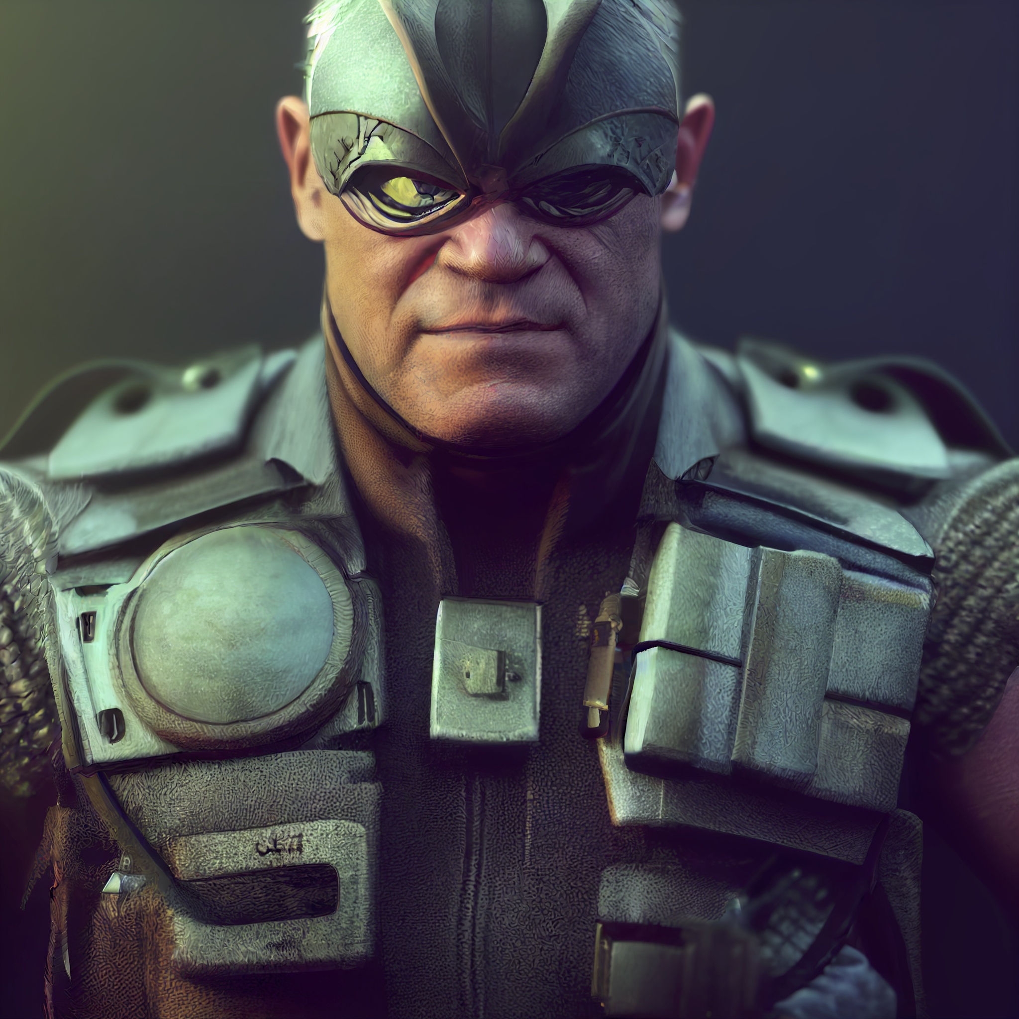 Renderman batou the ranger in battle uniform octane render 400a65f1 b4d5 4cbc 99ff bb03dadf6f74