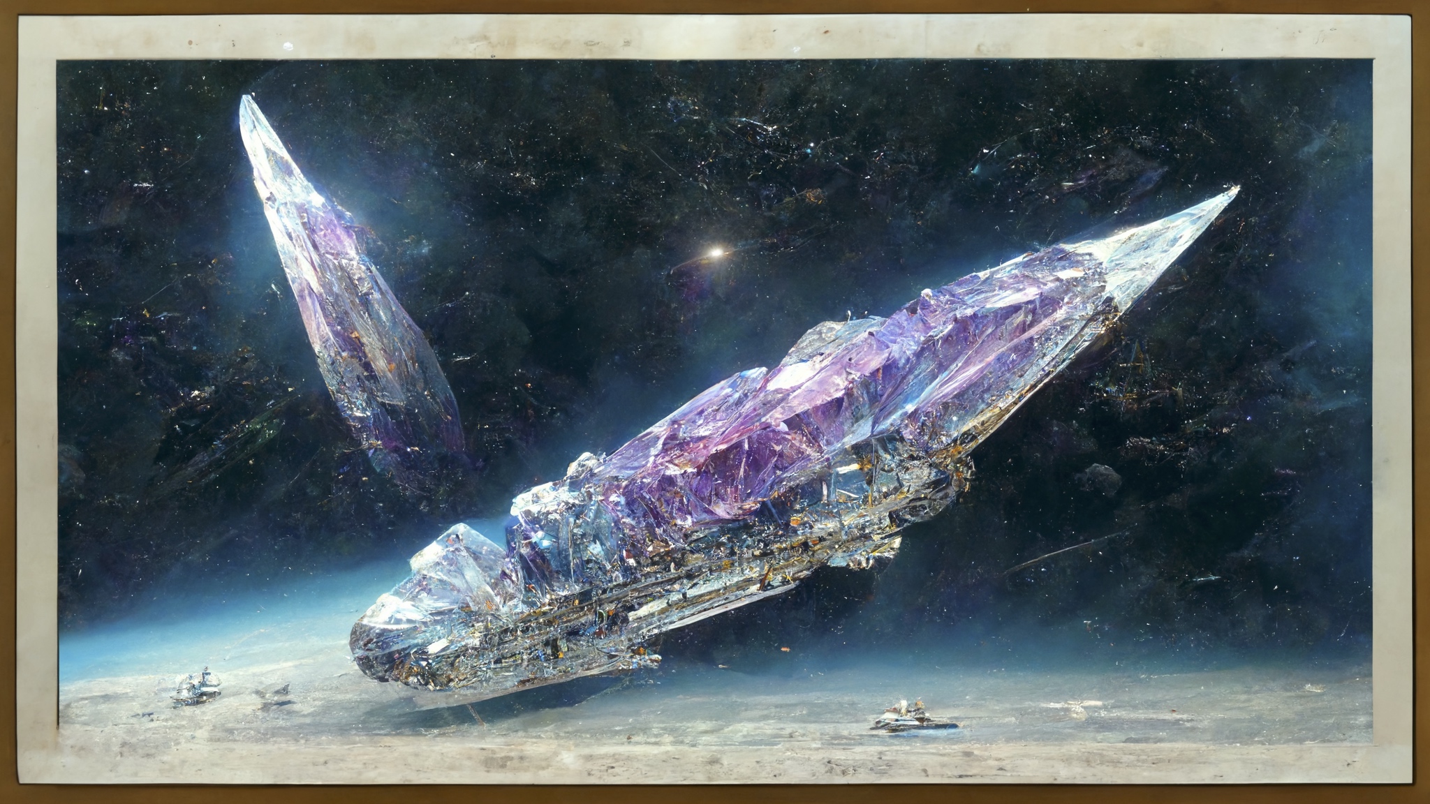 Renderman crystal starship crystal highly detailed 4f0180b6 331c 48fe 8243 ebb20bfc4d78
