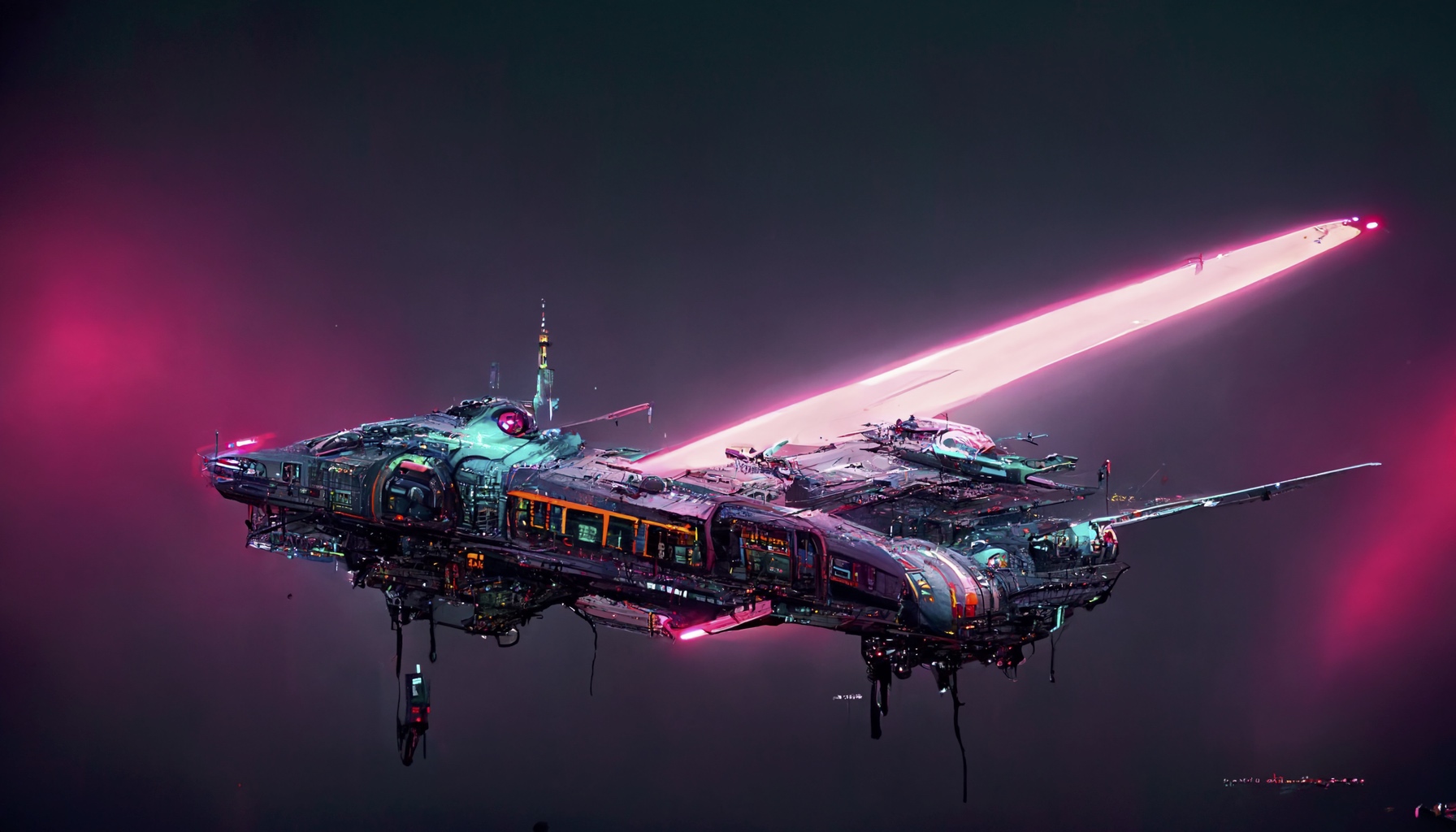 Renderman cyberpunk starship 3df4b630 82da 4ff1 bee1 1498962b0597