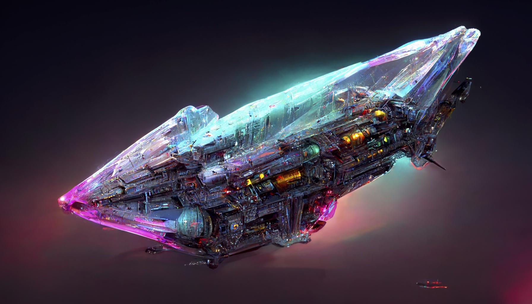 Renderman cyberpunk starship crystal highly detailed 82913159 d30d 4dab a714 ed9dd1246f21