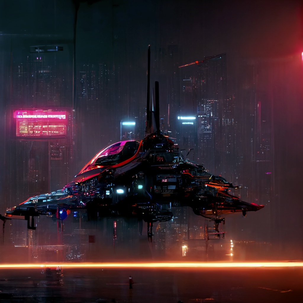 Renderman cyberpunk starship highly detailed Unreal Engine e624ef39 c914 4052 b8c4 c28161e138cc