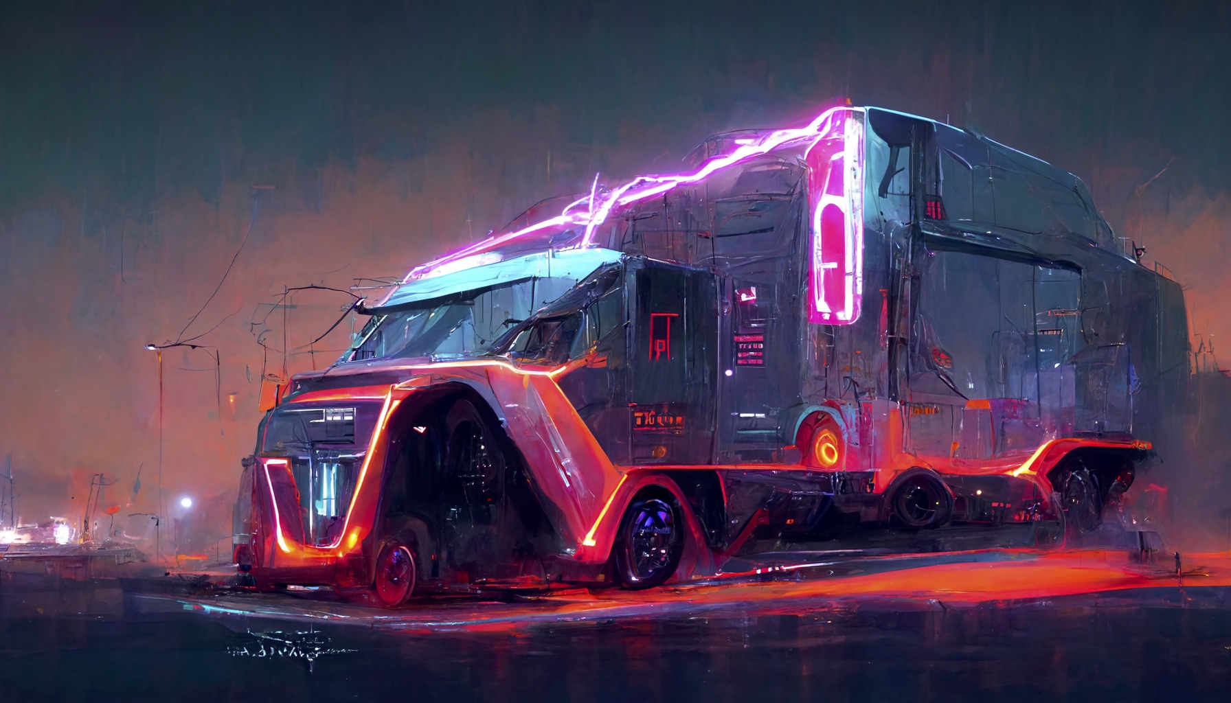 Renderman cyberpunk tesla truck 21885810 c7a9 4e93 8685 98f8536720af