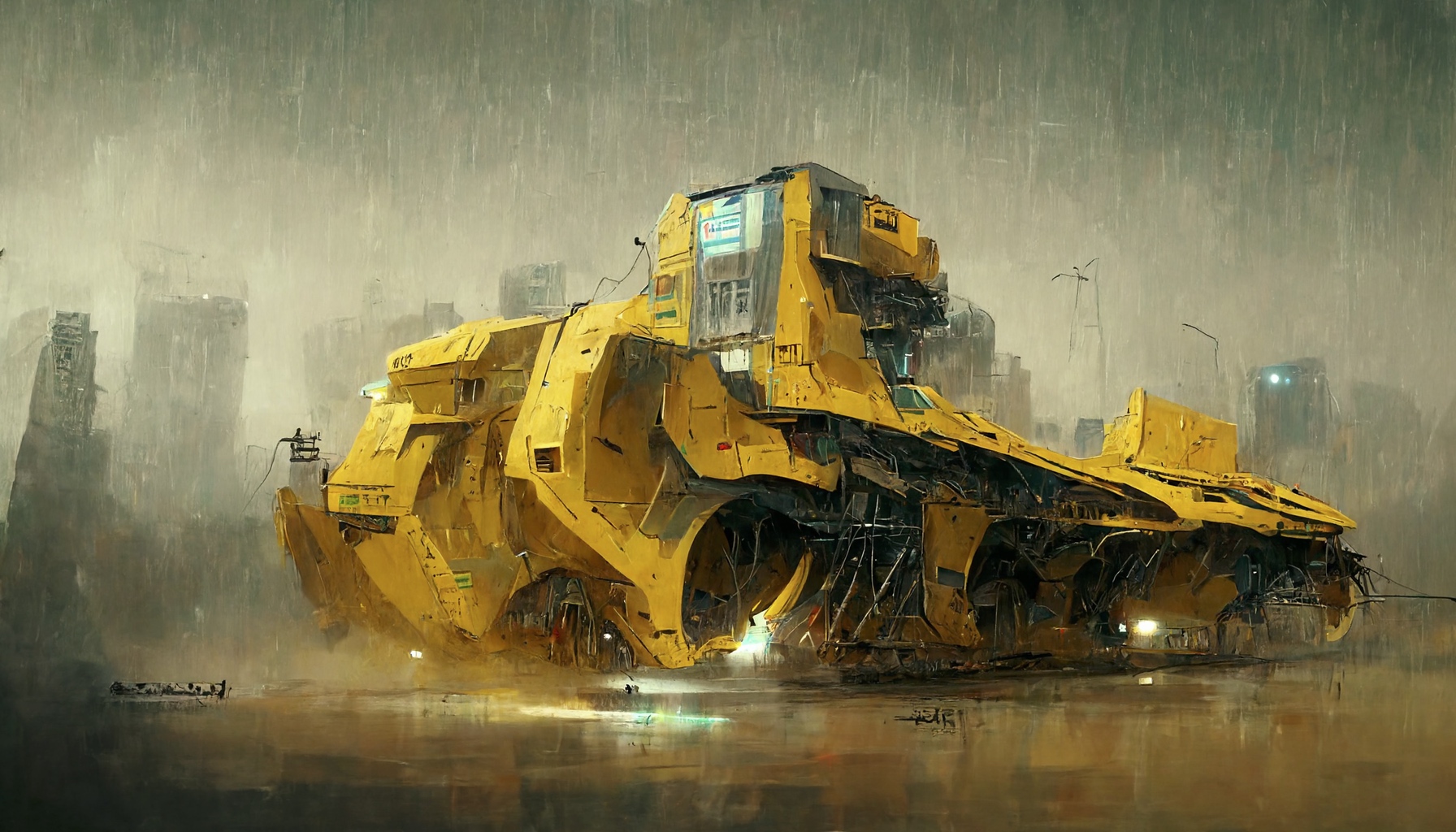 Renderman futuristic bulldozer 80ed6b90 8d09 4283 9920 eeba54101d8f