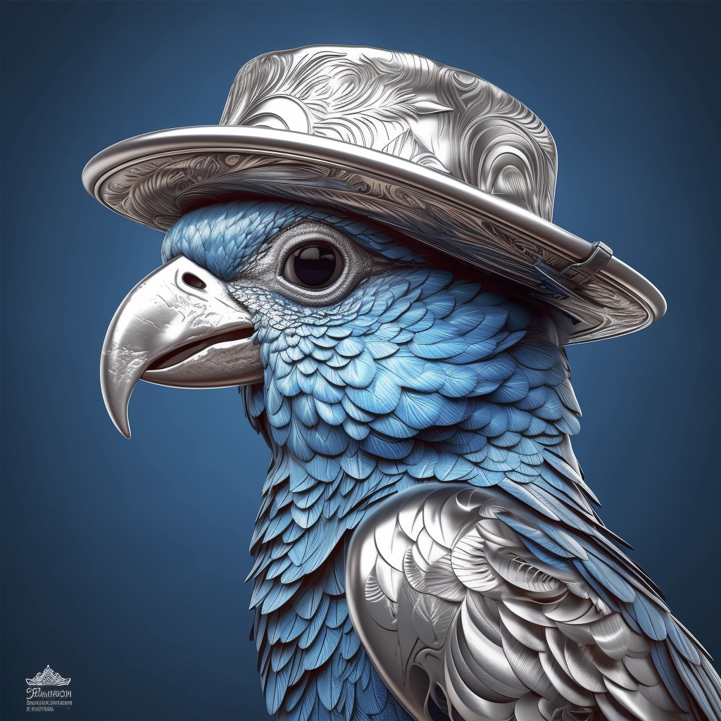 Renderman A Twitter profile picture of a striking silver hawk 4172bd96 d9ad 4818 a64c 63f14eab445f 0