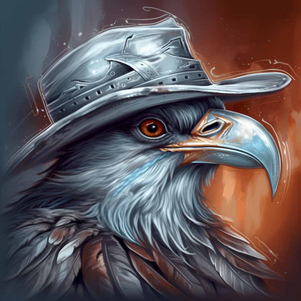 Renderman A Twitter profile picture of a striking silver hawk 8a5ab4a8 17ad 40bb 95f2 293d9794e001 0