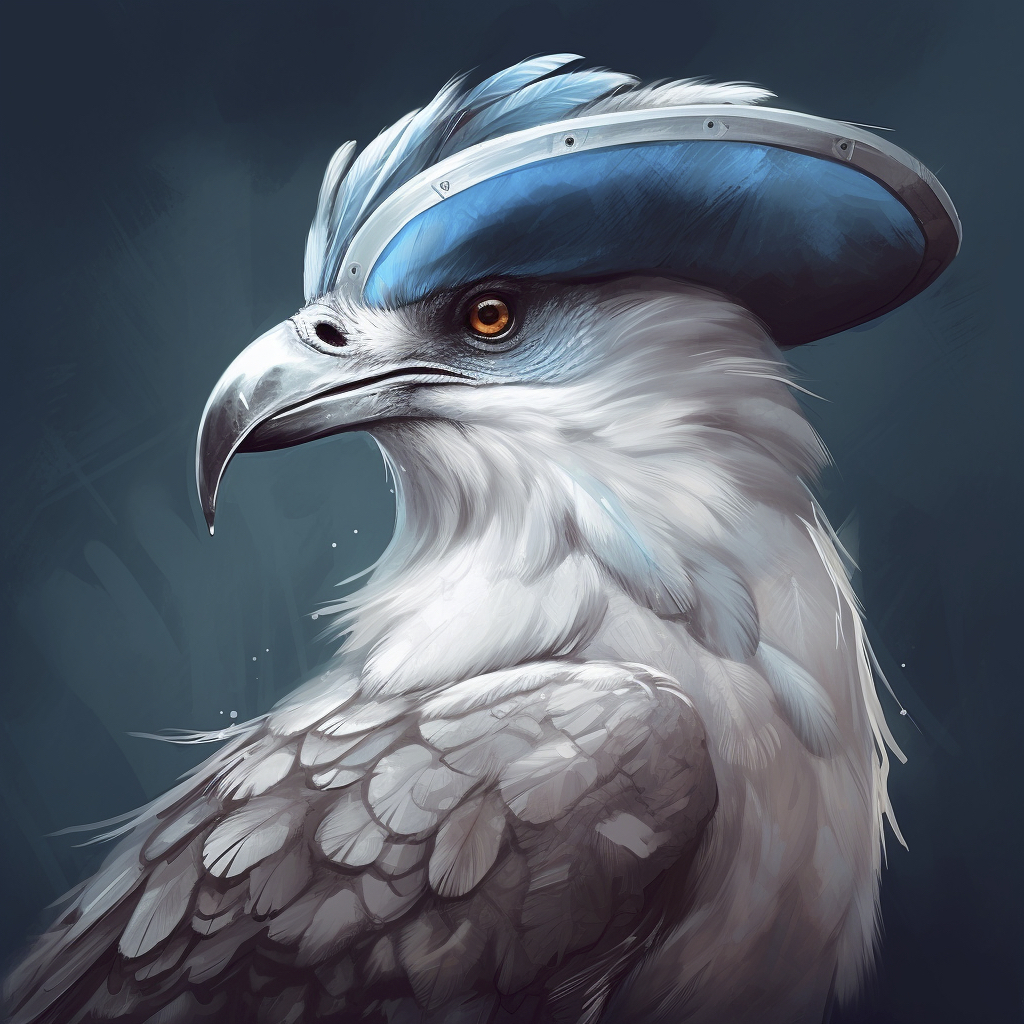 Renderman A Twitter profile picture of a striking silver hawk 98e29a18 8a1c 4cdf b1ac b3df2fa2ea52 1