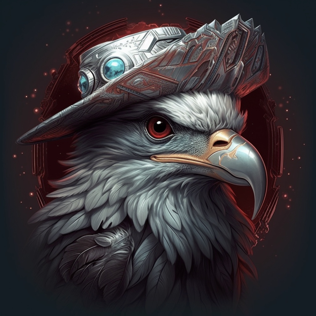 Renderman A Twitter profile picture of a striking silver hawk a1b1c589 e47d 46fb 82c3 ae18d25456fd 0