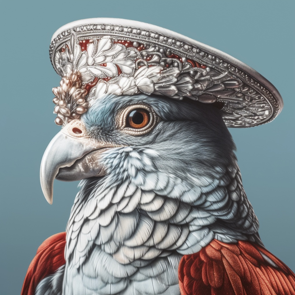 Renderman A Twitter profile picture of a striking silver hawk a1b1c589 e47d 46fb 82c3 ae18d25456fd 1