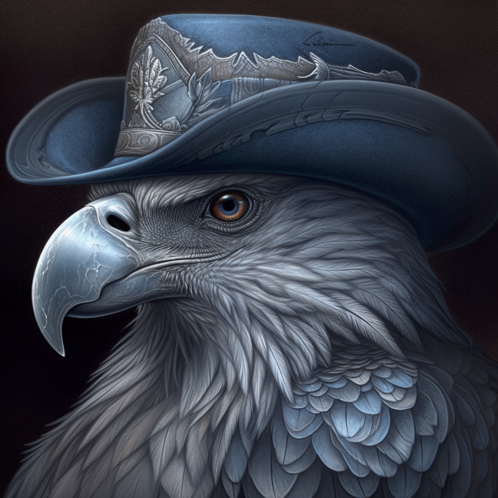 Renderman A Twitter profile picture of a striking silver hawk a 94646687 529d 4e96 bb0f 0e71e91c6768