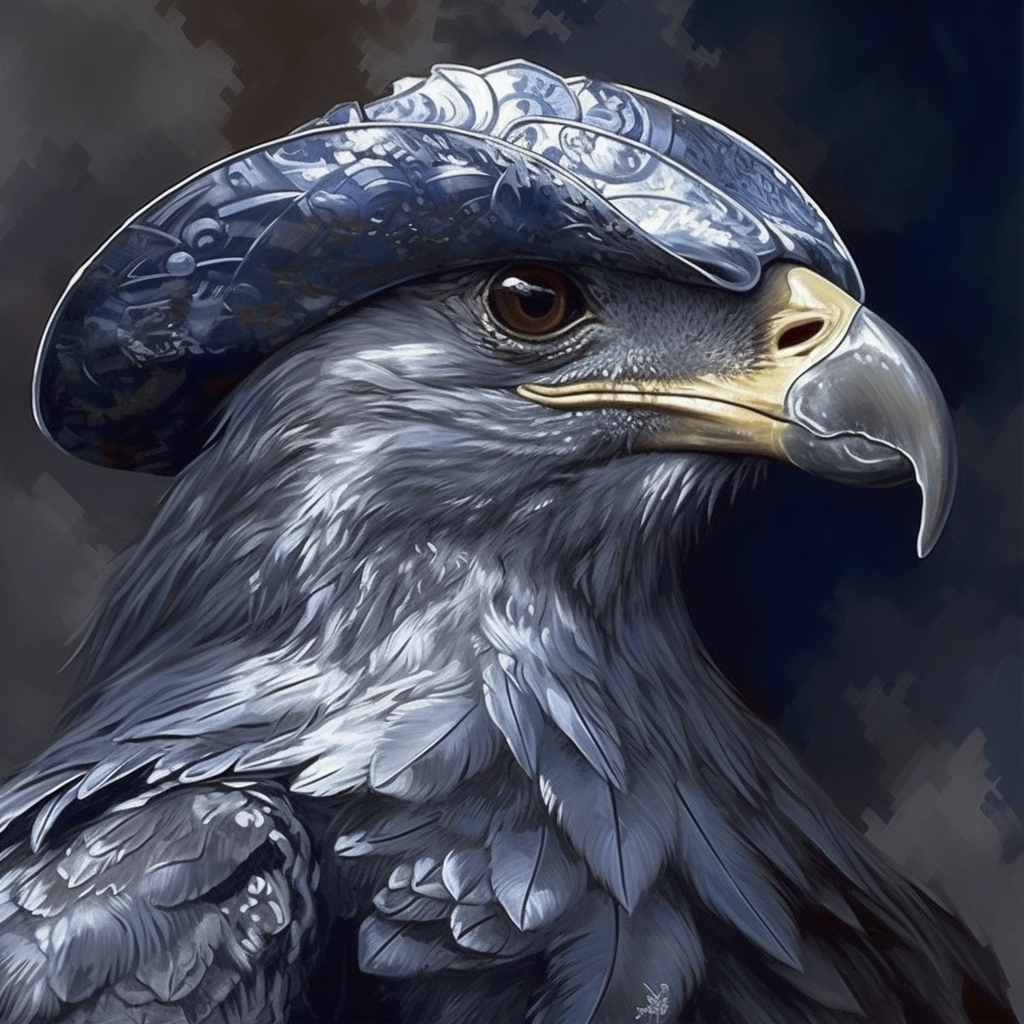 Renderman A Twitter profile picture of a striking silver hawk e42edd8c 2dc3 4f6d aac0 9ef9f26a1544 3