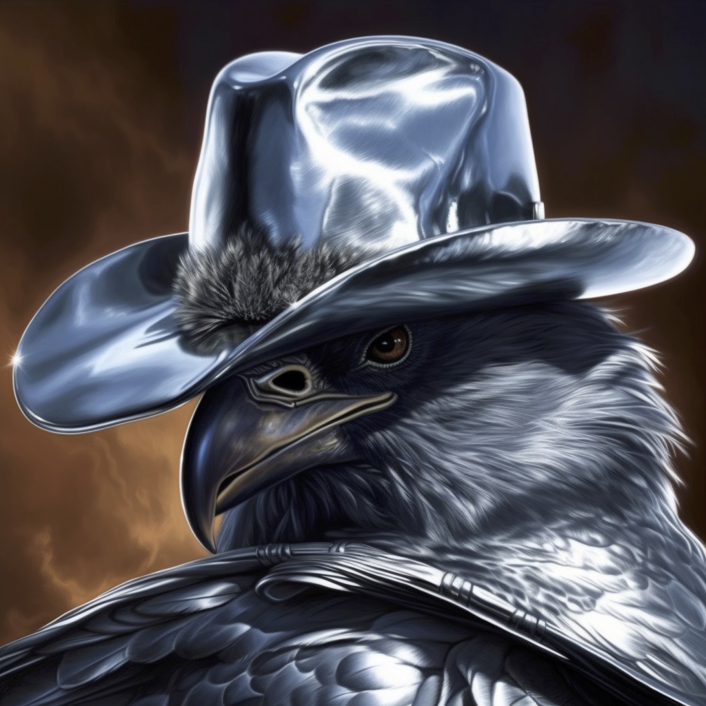 Renderman A Twitter profile picture of a striking silver hawk fcb148e4 bf6e 4672 80d1 a72000920c21 0