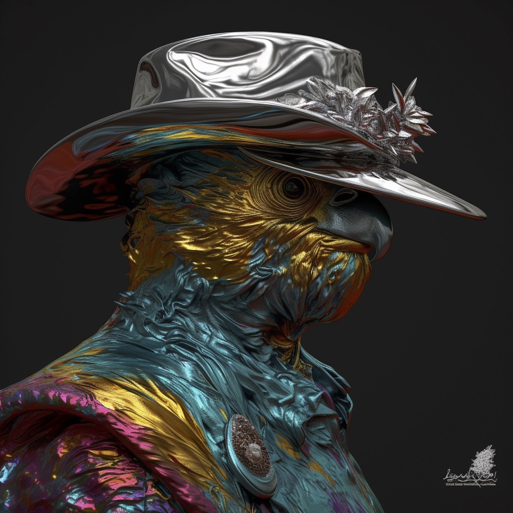 Renderman A Twitter profile picture of a striking silver hawk fcb148e4 bf6e 4672 80d1 a72000920c21 3