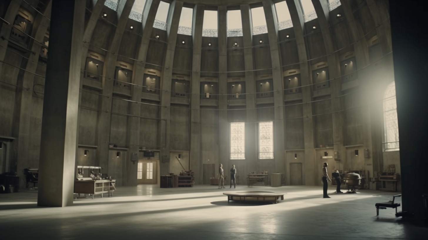 Renderman A detailed interior shot of the Silo from the TV se 2f998ee1 dd86 451b 84a6 79153c909d93 0