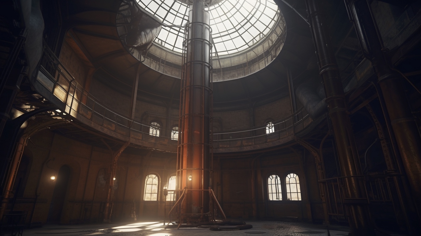 Renderman A detailed interior shot of the Silo from the TV se 2f998ee1 dd86 451b 84a6 79153c909d93 3