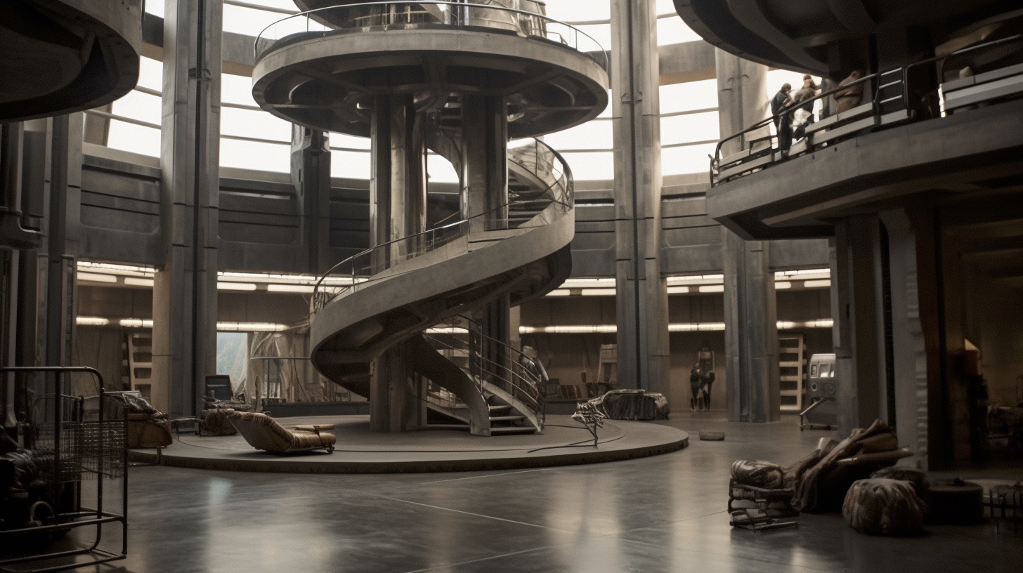 Renderman A detailed interior shot of the Silo from the TV se 6ef3d44d 8369 426a 954f edd248a65dd5 0