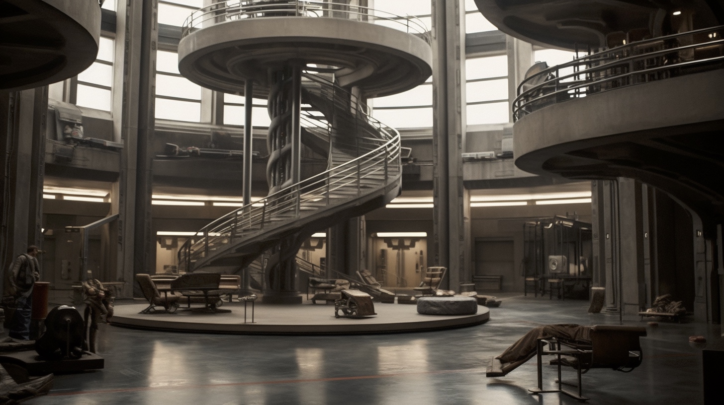 Renderman A detailed interior shot of the Silo from the TV se 6ef3d44d 8369 426a 954f edd248a65dd5 2