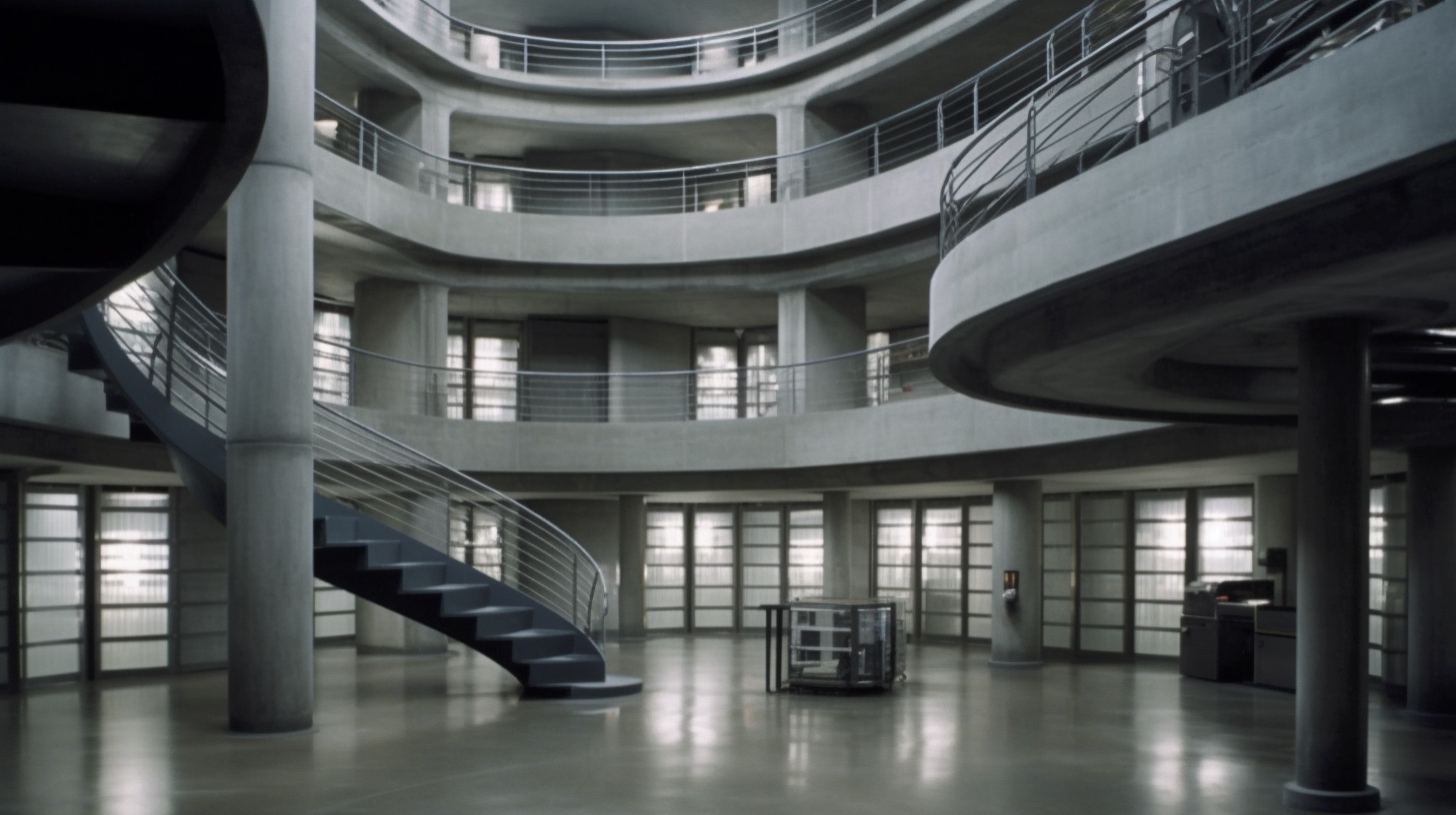 Renderman A detailed interior shot of the Silo from the TV se 745f2f05 5e5c 4ea2 a6da 451ee1c0d709 0