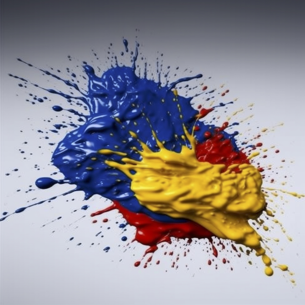 Renderman A dramatic gobs of primary color paint against a te c17504c8 6f13 435c 91ff aa597280e503 3