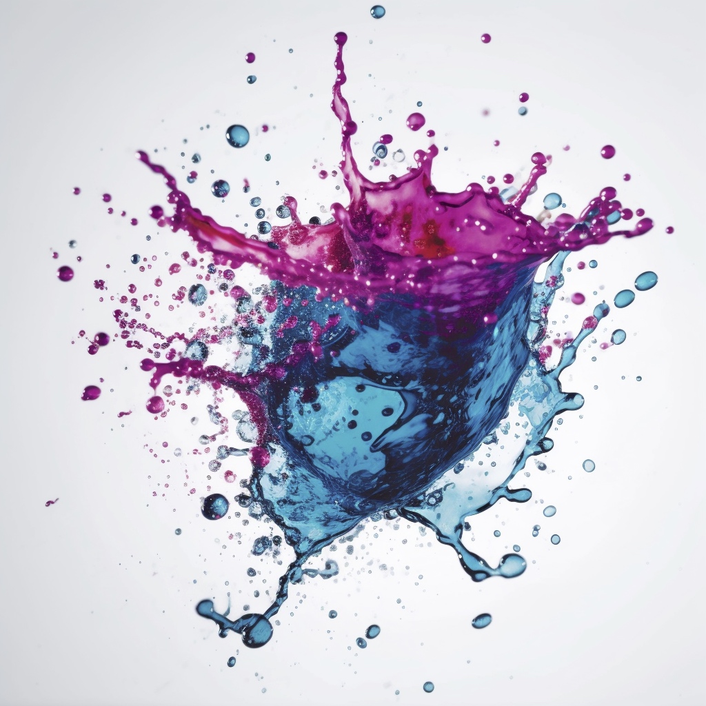 Renderman A dramatic splash of vibrant paint against a pure w fc3a2ff7 d256 45b3 9450 46f3aef4ac72 0