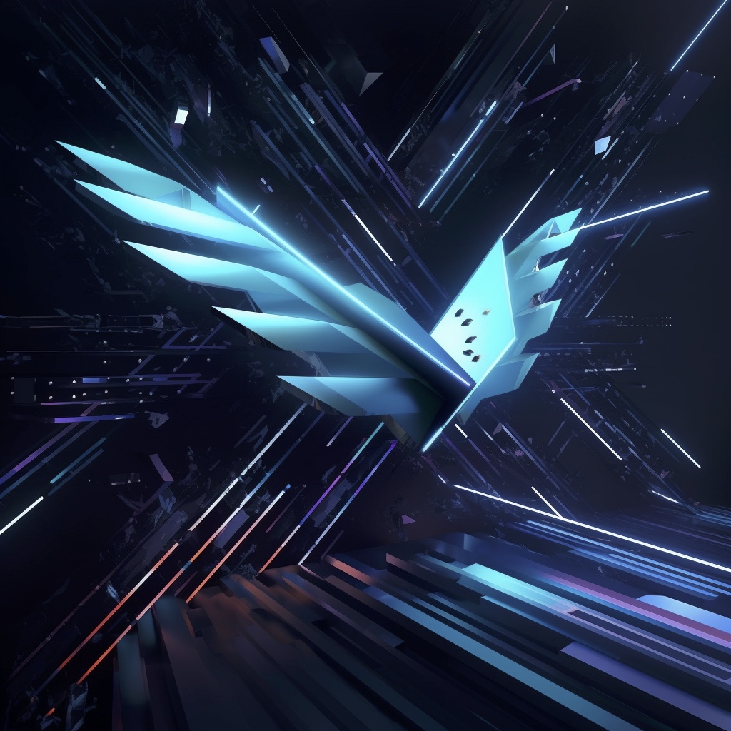 Renderman A futuristic rendition of Twitters new X logo desig 9b0f2fa8 c92b 48cd aa30 01f4ec105328 0