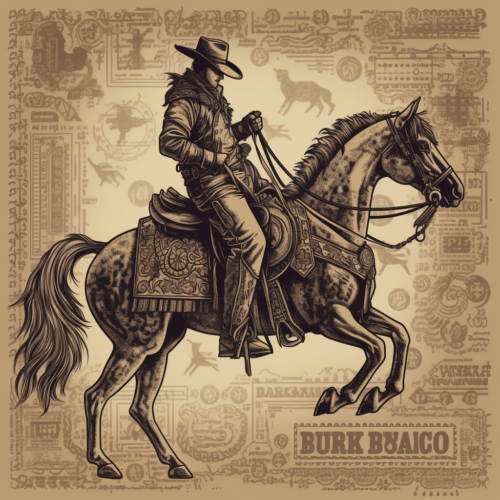 Renderman A western style QR code for the Twitter handle Buck 235cf55a e76d 4b3c beea ad8b54850938 0