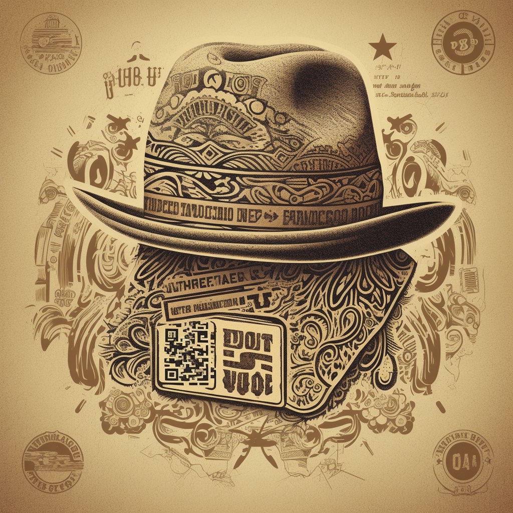 Renderman A western style QR code for the Twitter handle Buck d91d3c67 ddfe 49df b3ea 81f3cd5a31a6 2