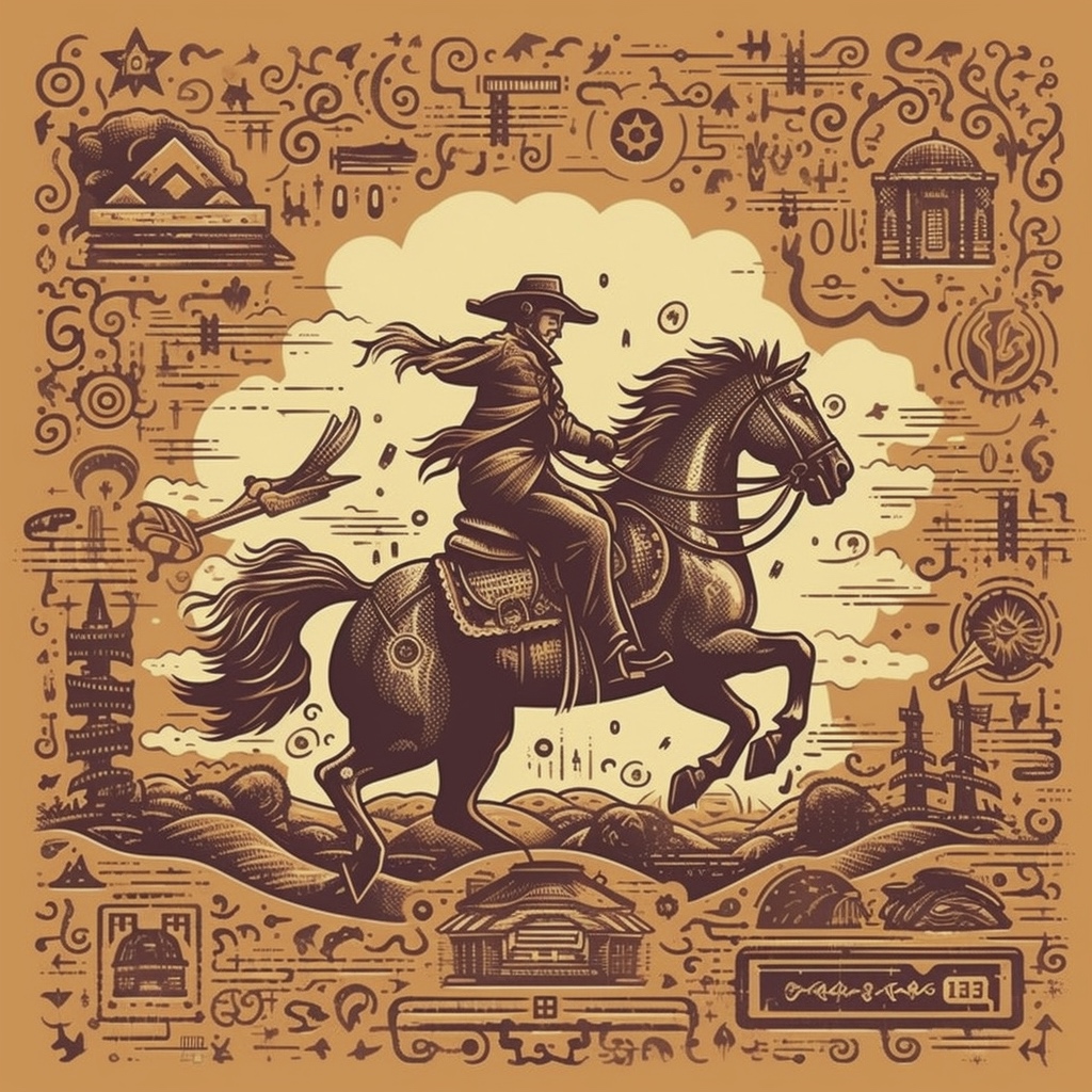Renderman A western style QR code for the Twitter handle Buck fcfdf4fe a0ff 4556 98ad be2ba7f5e0bc 0