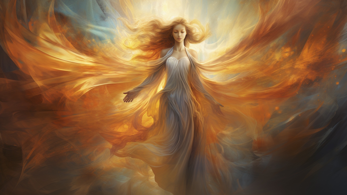 Renderman Abstract graphic of a beautiful angel embodying div 993f17f8 14a9 4515 b9ed 037475dd80d6 0