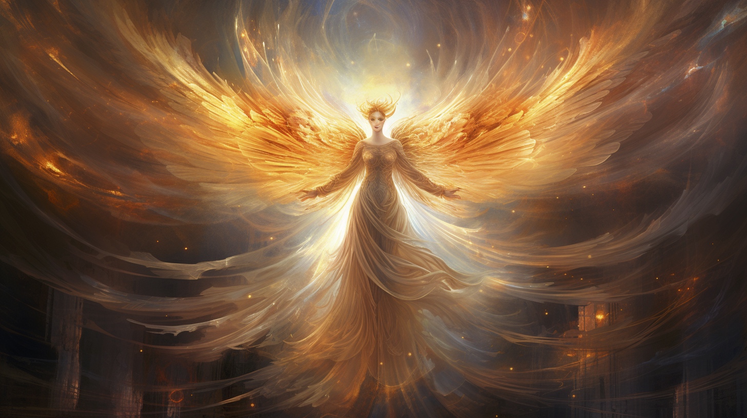 Renderman Abstract graphic of a beautiful angel embodying div f303bb3d c2e7 4de2 8c07 6a62ea8c7728 1