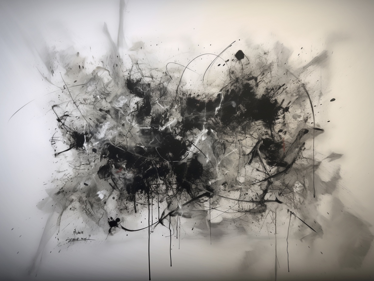 Renderman An abstract painting featuring a chaotic tangle of  6b904dfa 54b4 4f13 a764 610305a07db3 0