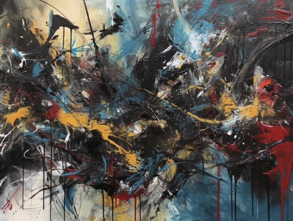 Renderman An abstract painting featuring a chaotic tangle of  c3318101 10e0 43fe 9baf 90599216fd15 2