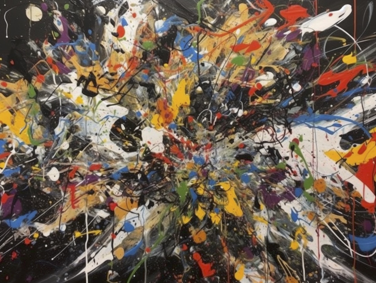 Renderman An abstract painting featuring a chaotic tangle of dr a7eabb3f d47a 4033 95f1 e8aa430d4d63