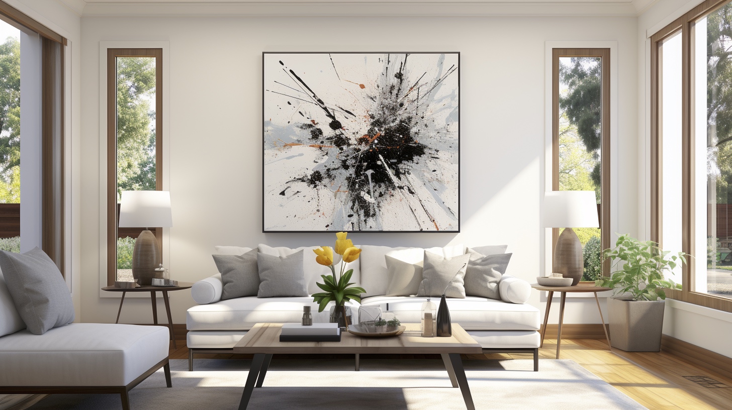 Renderman An abstract painting in black and white featuring a b1d39abb 0375 444c ad9f 0a3307f19747 0