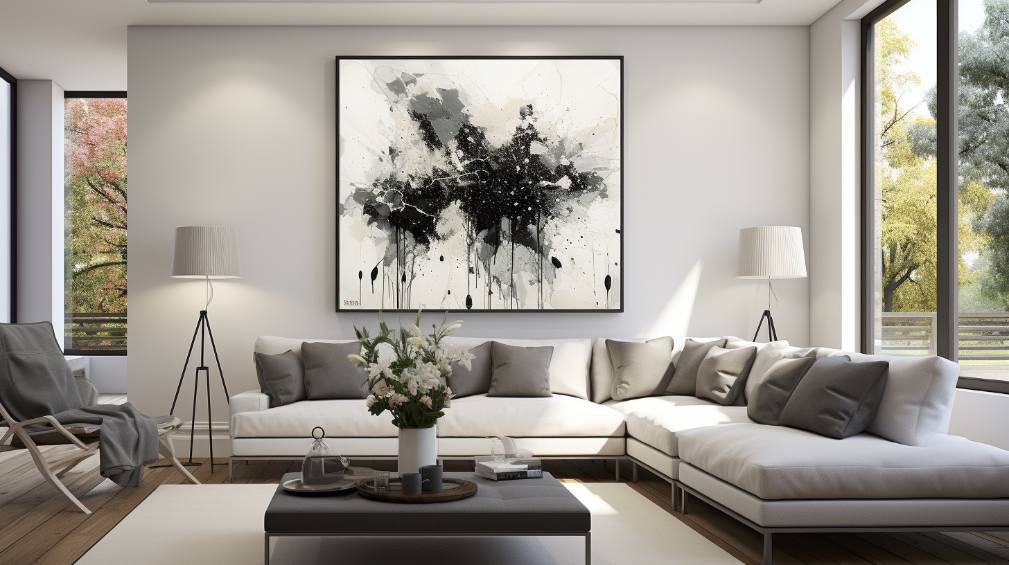 Renderman An abstract painting in black and white featuring a b1d39abb 0375 444c ad9f 0a3307f19747 2