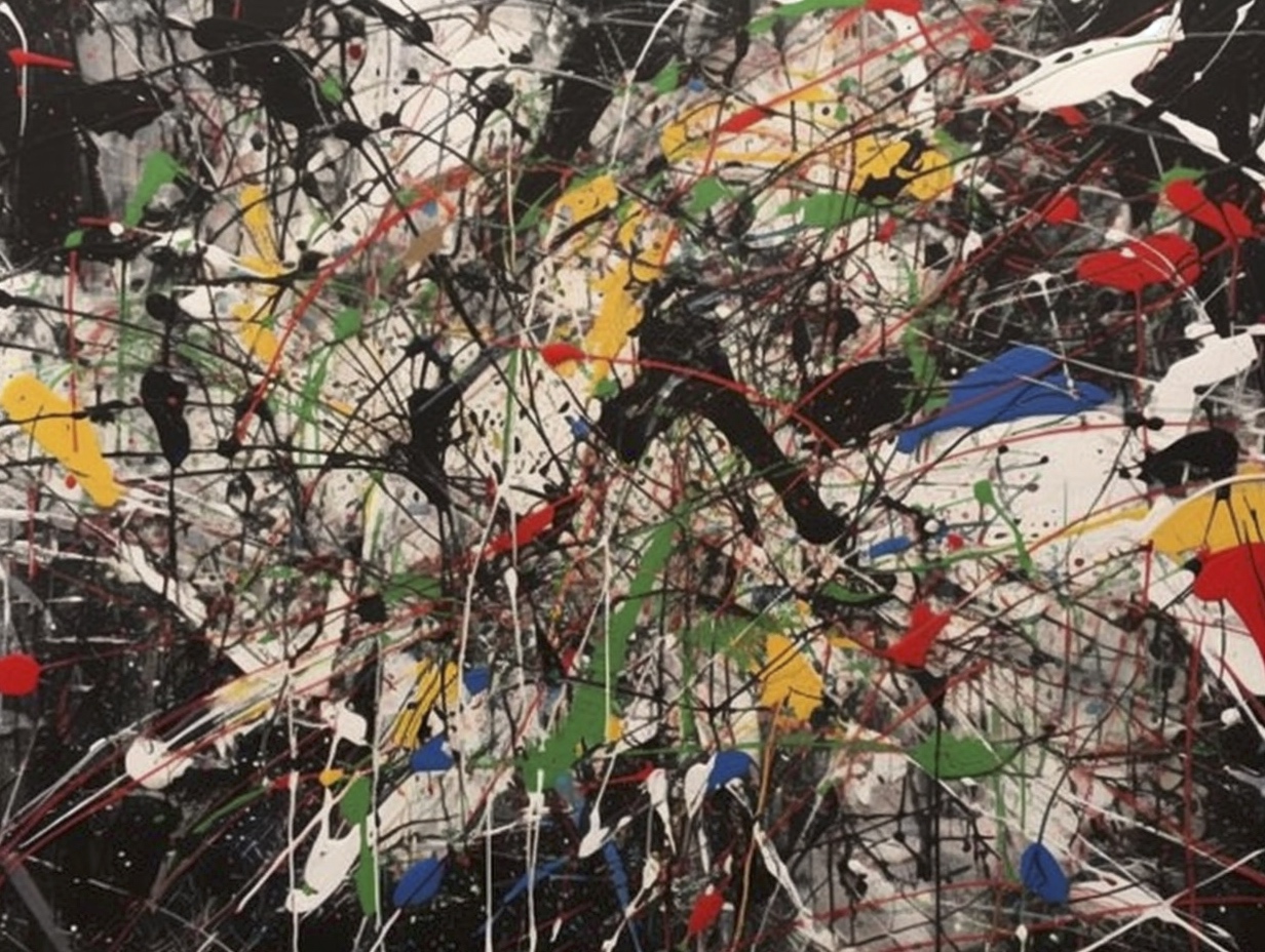 Renderman An abstract painting on pure white canvas featuring 08f57b4a ea1d 4fa6 acf6 413c34c39204 1