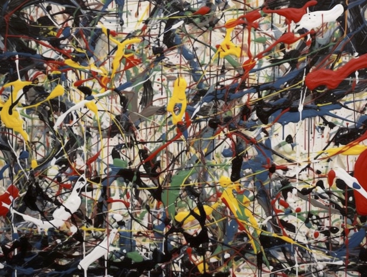 Renderman An abstract painting on pure white canvas featuring 08f57b4a ea1d 4fa6 acf6 413c34c39204 3
