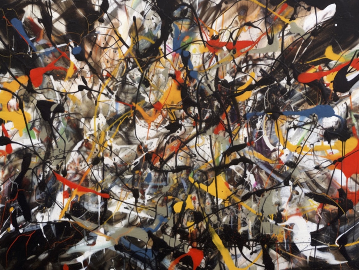 Renderman An abstract painting on pure white canvas featuring 17bd0724 16c2 4aa1 9c37 be8021f5d150 3