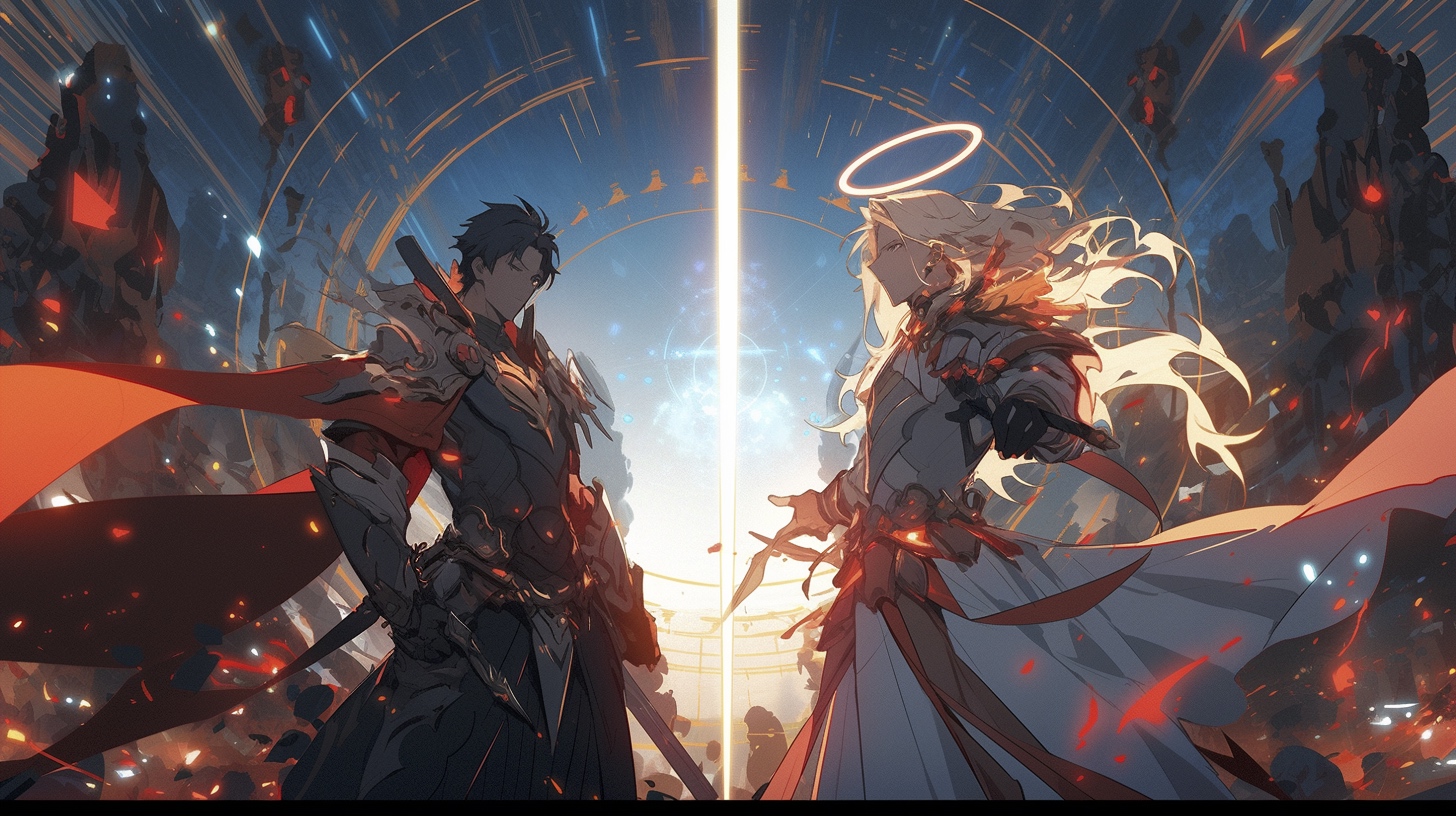 Renderman Anime battle scene featuring the Archangel Michael  d2aed83a c705 4612 b281 f7ad64e7f4b4 2