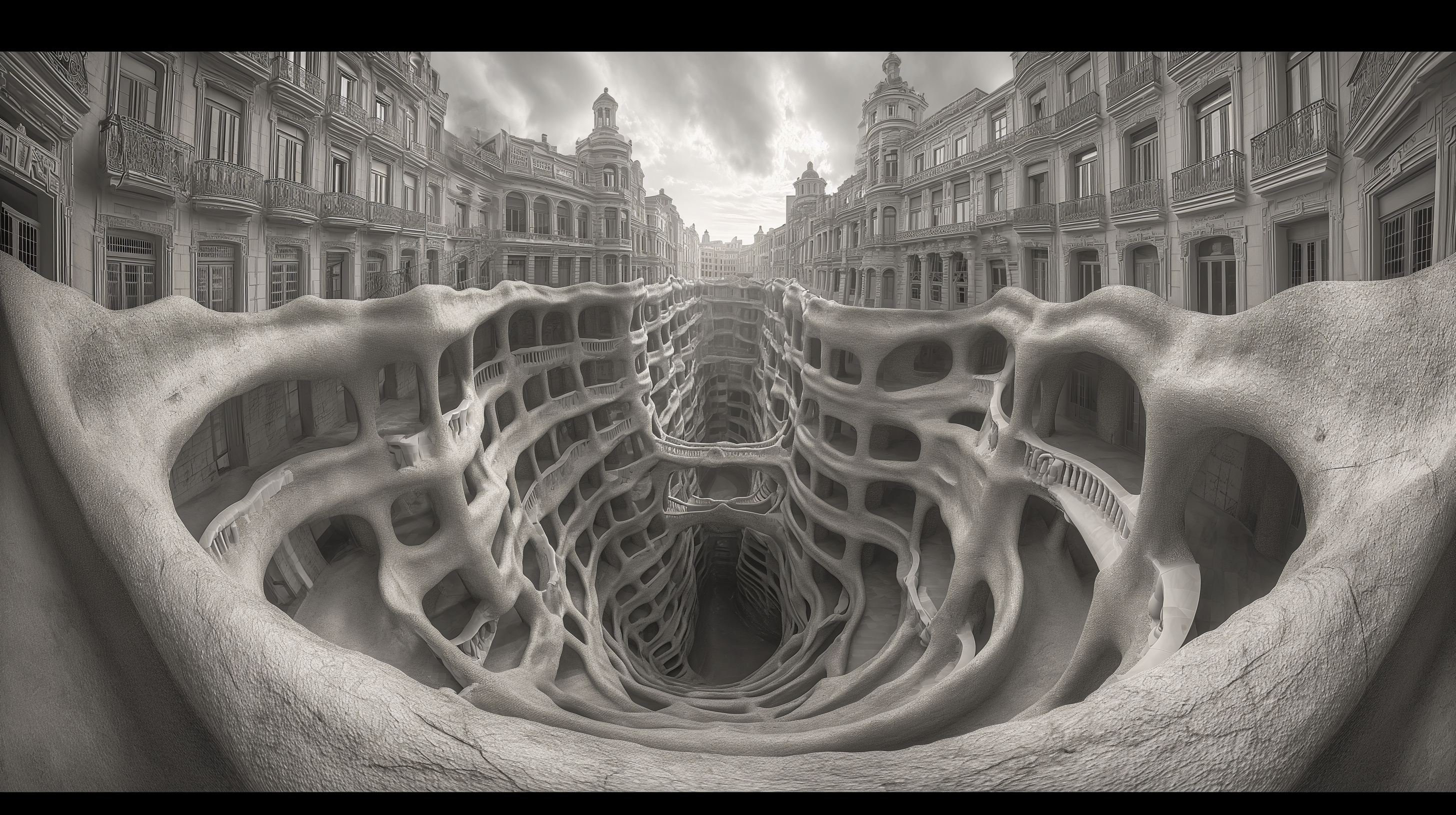 Renderman Antoni Gaud and M. C. Escher in the style of surreali 0dc803d3 ad03 4aa9 aa0d f818d2d49445