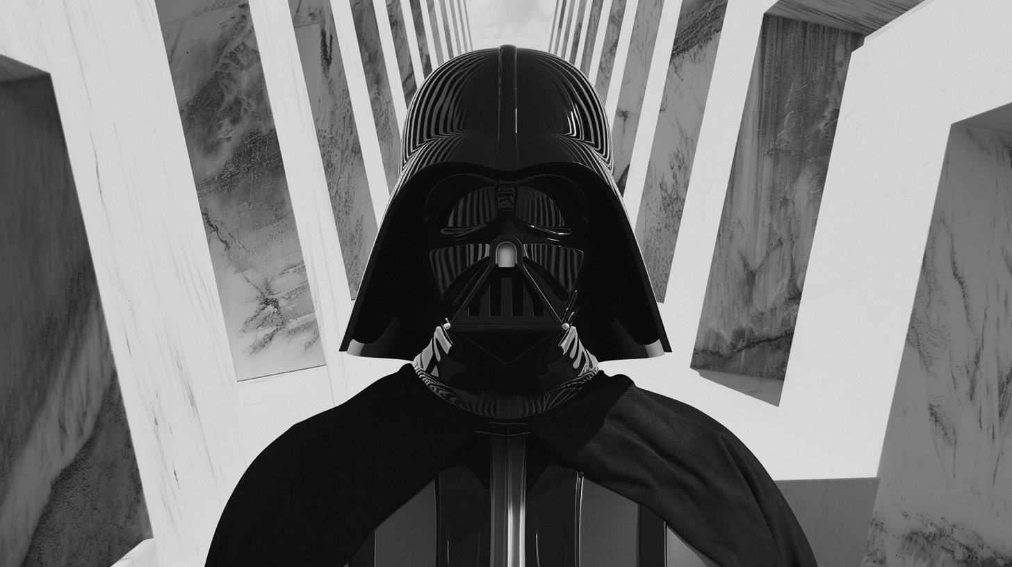 Renderman Darth Vader in the style of surrealism mixed with s 5a7a0826 ab7d 4800 8c5e 1cef35f863e1 3