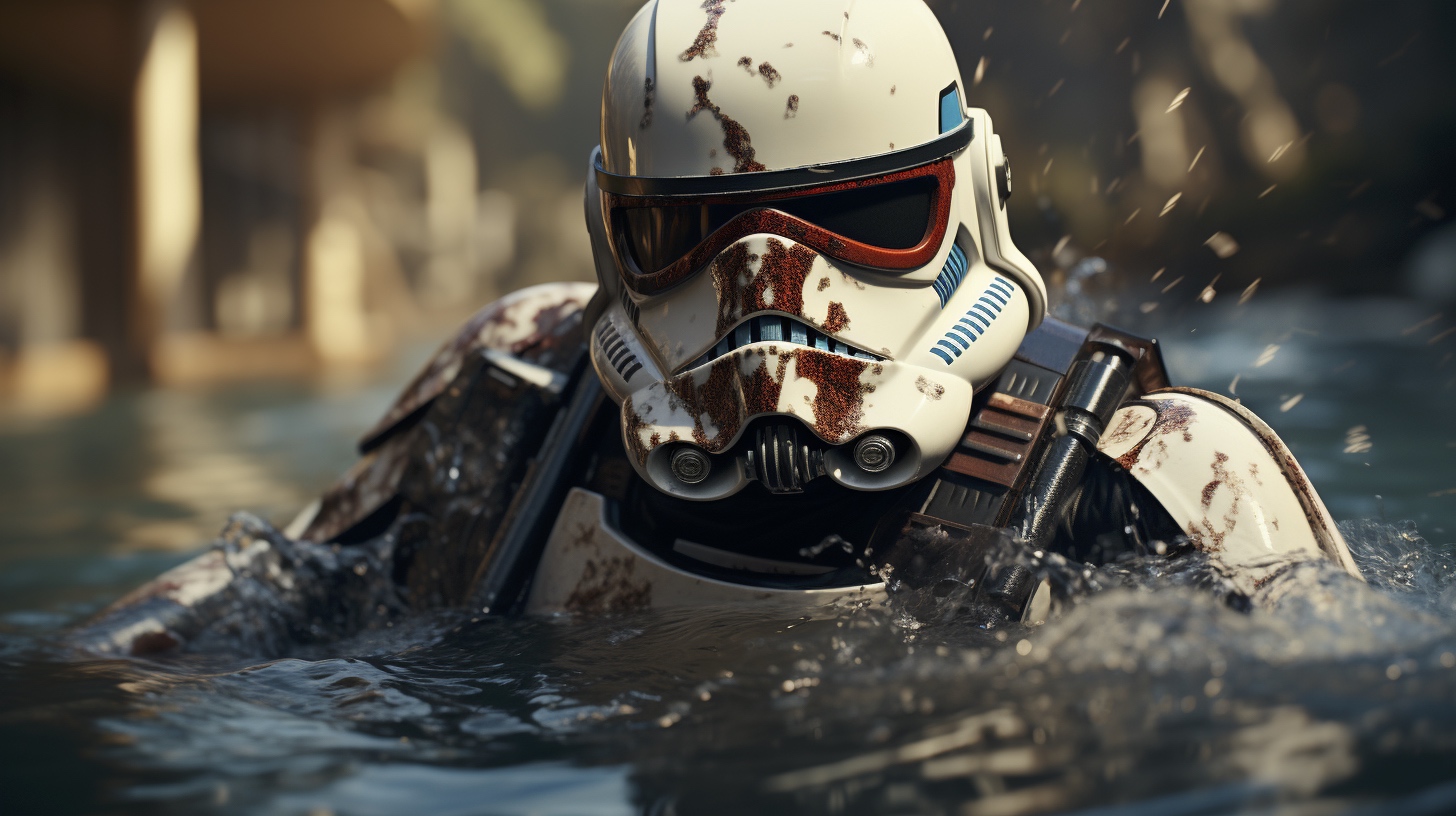 Renderman Darth Vader waterskiing Vibrant Classic  Geek ultra w bdf88c66 a207 40e5 b4a1 794e96edbbc8