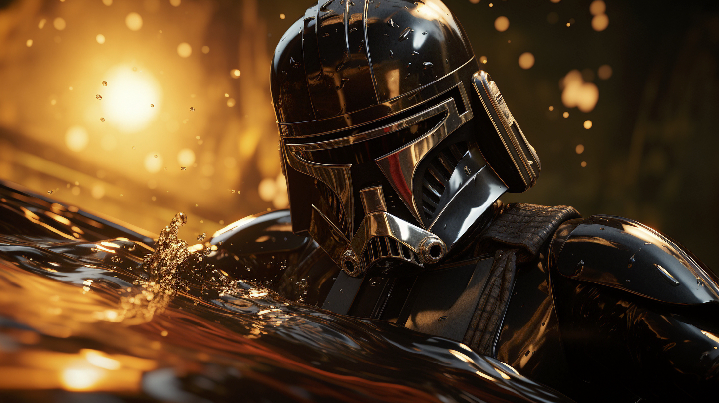 Renderman Darth Vader waterskiing kaleidoscopic Chic Modernist  12c5c27b 510d 4865 8f28 6879d1bfc12a